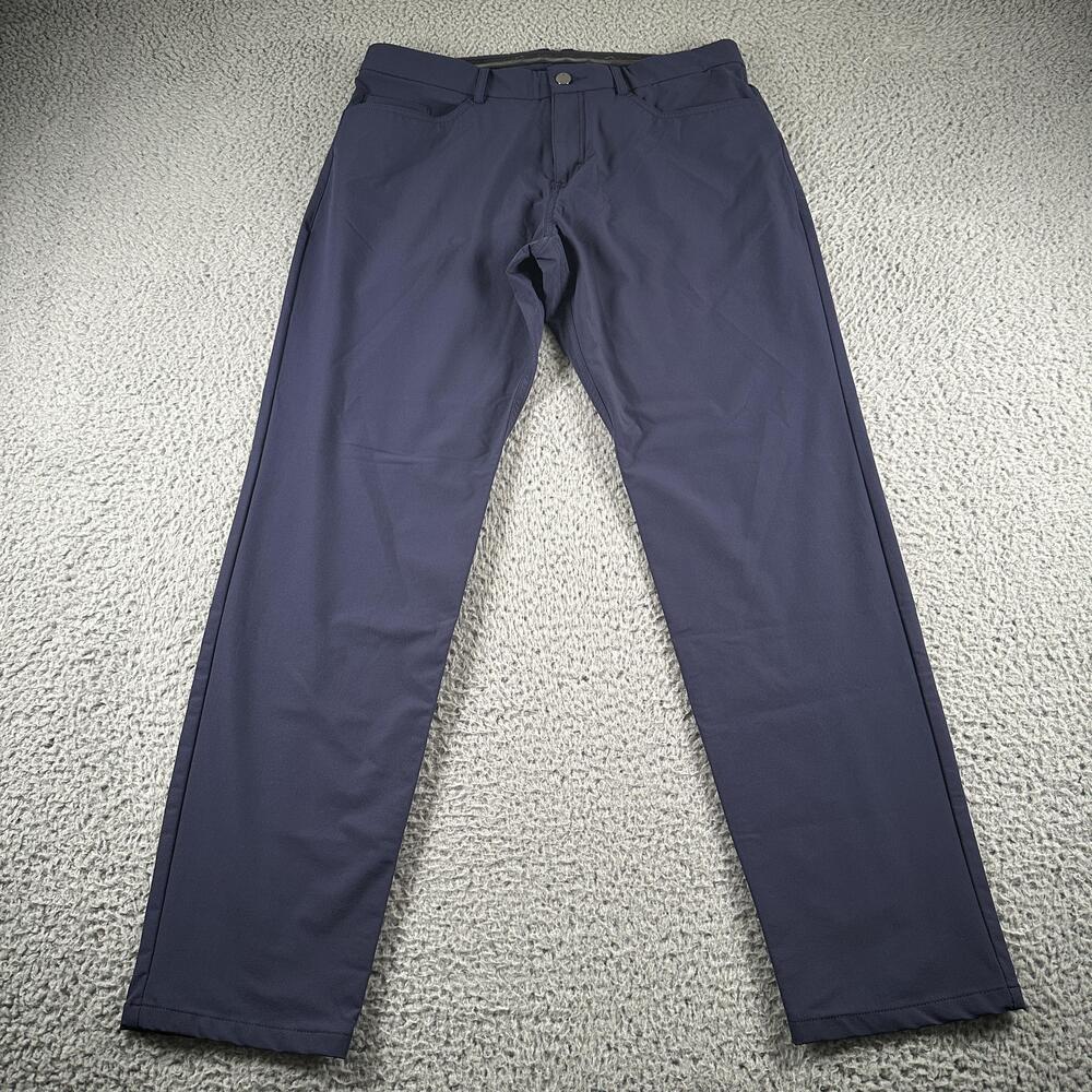 KJUS Chino Pants Mens 33x30 Blue Slim Straight Ike 5 Pocket Stretch Golf